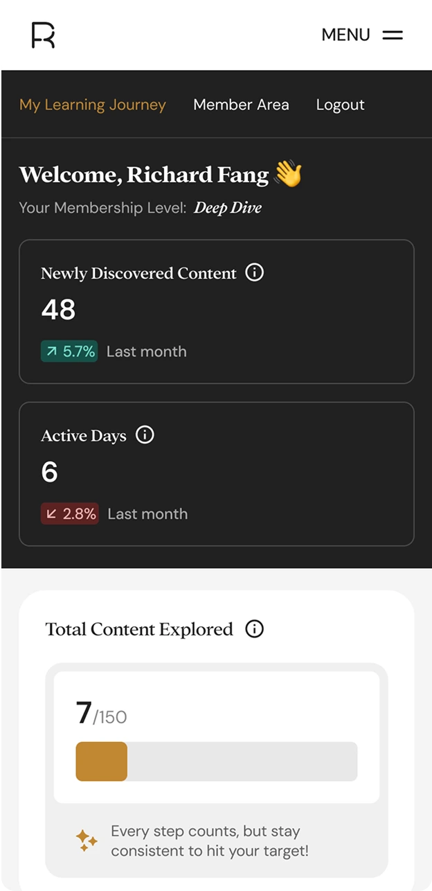 Dashboard Progress Tracker